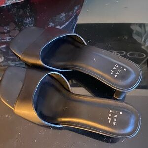A New Day Black Heels Sleek Modern Design